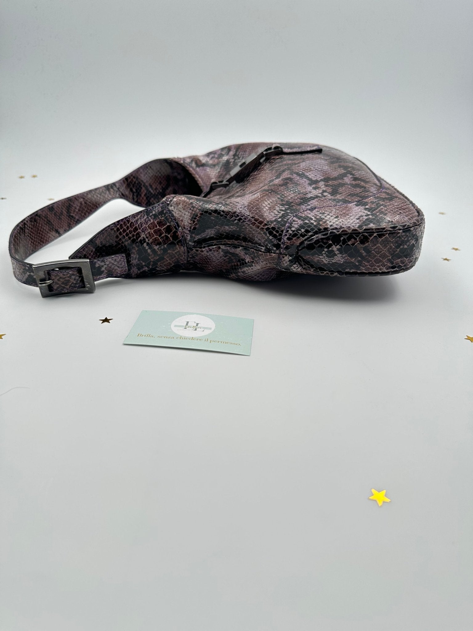 Gucci Jackie Hobo in Pelle Stampa Pitone – Vintage - Etoilux