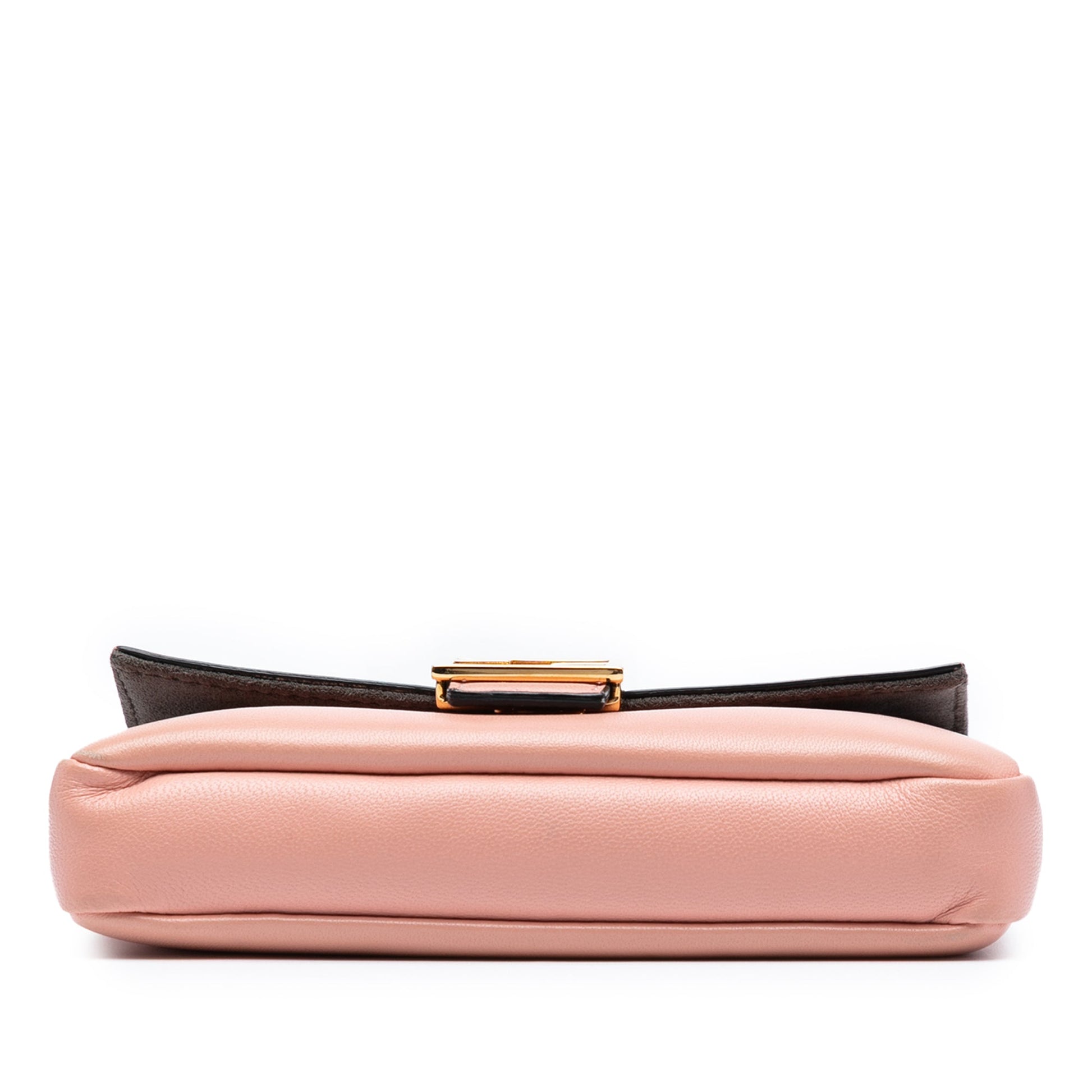 Fendi – Micro Baguette in Pelle Nappa Rosa - Etoilux