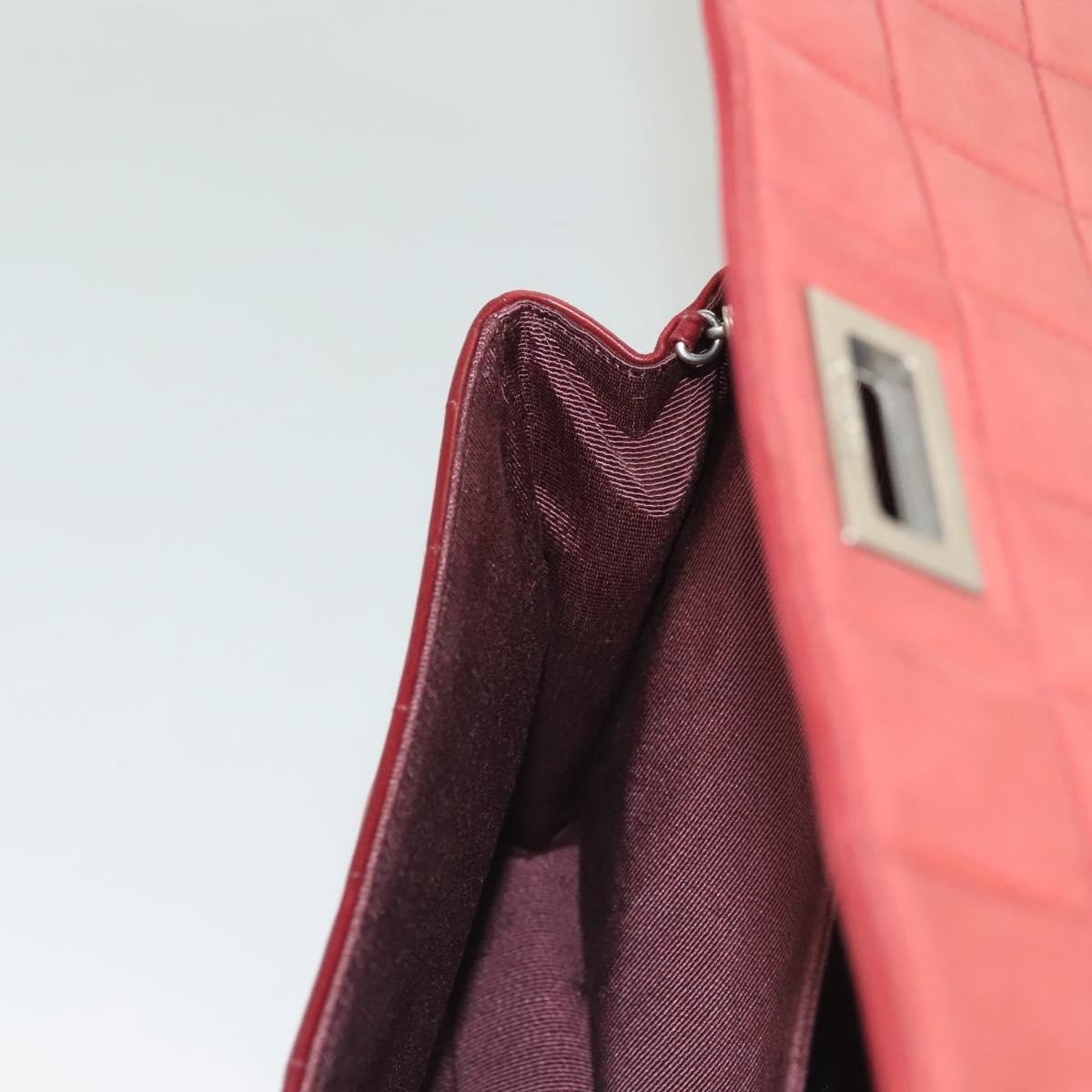 Chanel Chocolate Bar Reissue Flap Pelle di Agnello Rosso – 31 cm - Etoilux