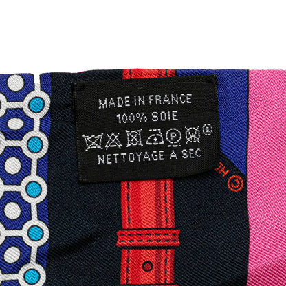 Hermes Sciarpa in twilly di seta Clic Clac Modern Cannage - Etoilux