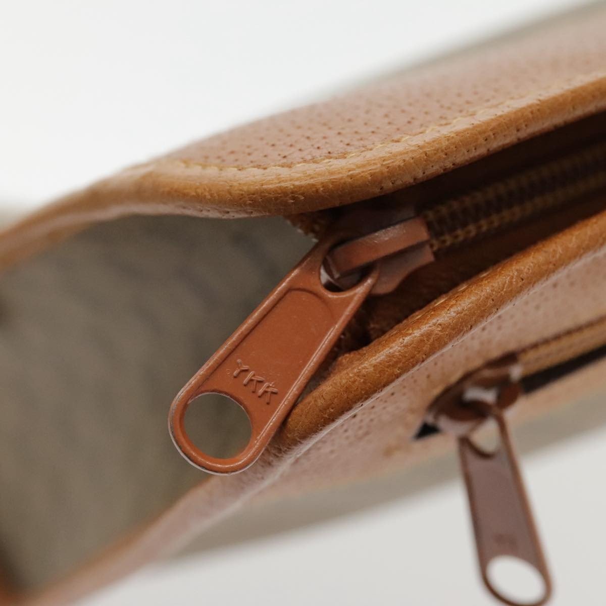 Gucci – Micro GG Canvas Clutch Bag – Beige & Cuoio – Vintage Iconica - Etoilux