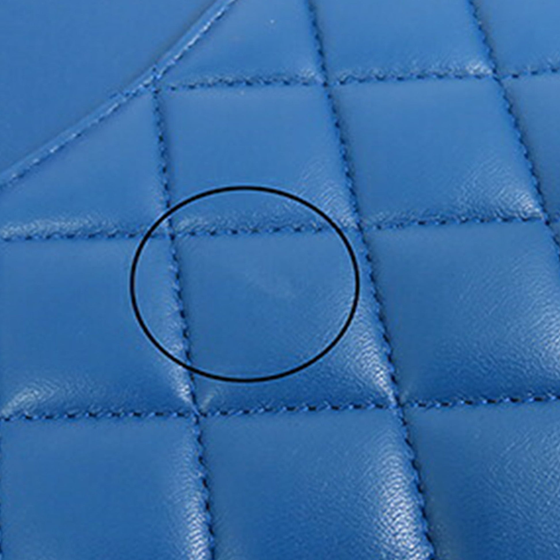 CHANEL Classic Double Flap Medium Lambskin Blue Rainbow Hardware - Etoilux