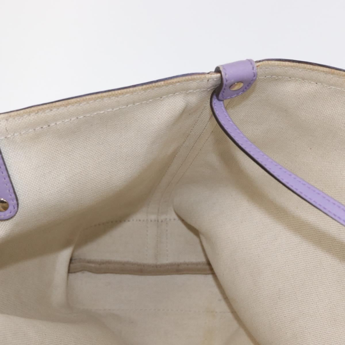 Gucci Craft Tote GG Canvas Beige/Lilla con Pochette – 33 cm - Etoilux