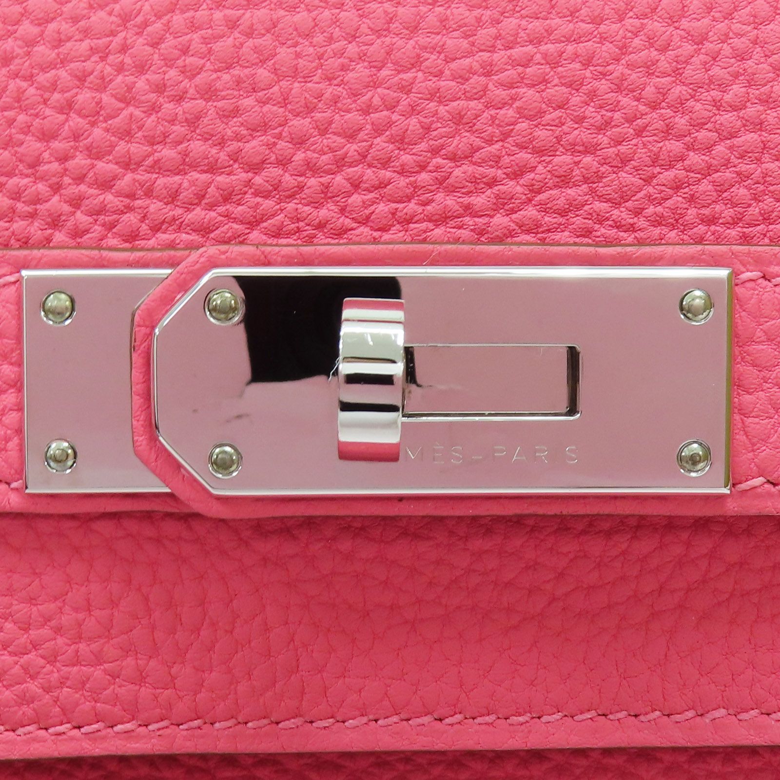 Hermès Kelly 40 in pelle Togo Rosa Rossetto – Palladium Hardware - Etoilux