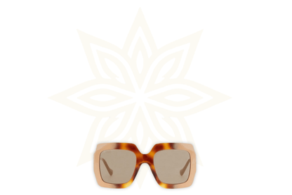 Gucci Occhiali da Sole Oversize con Catena Removibile - Etoilux