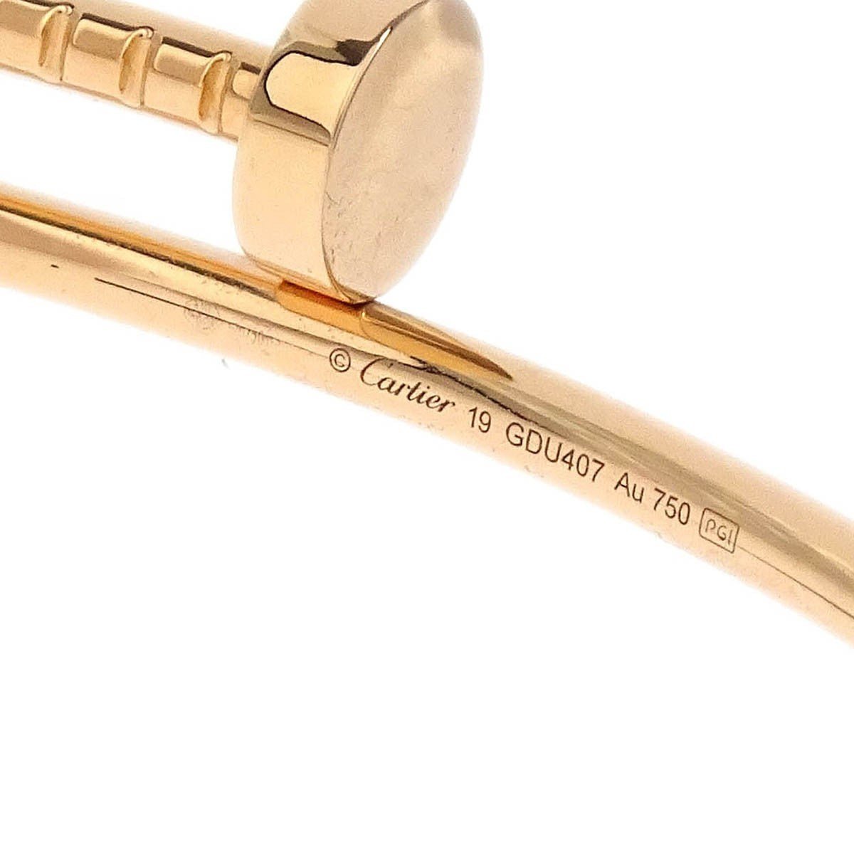 Cartier – Juste un Clou Bracelet in Oro Giallo 750 – Size 19 - Etoilux