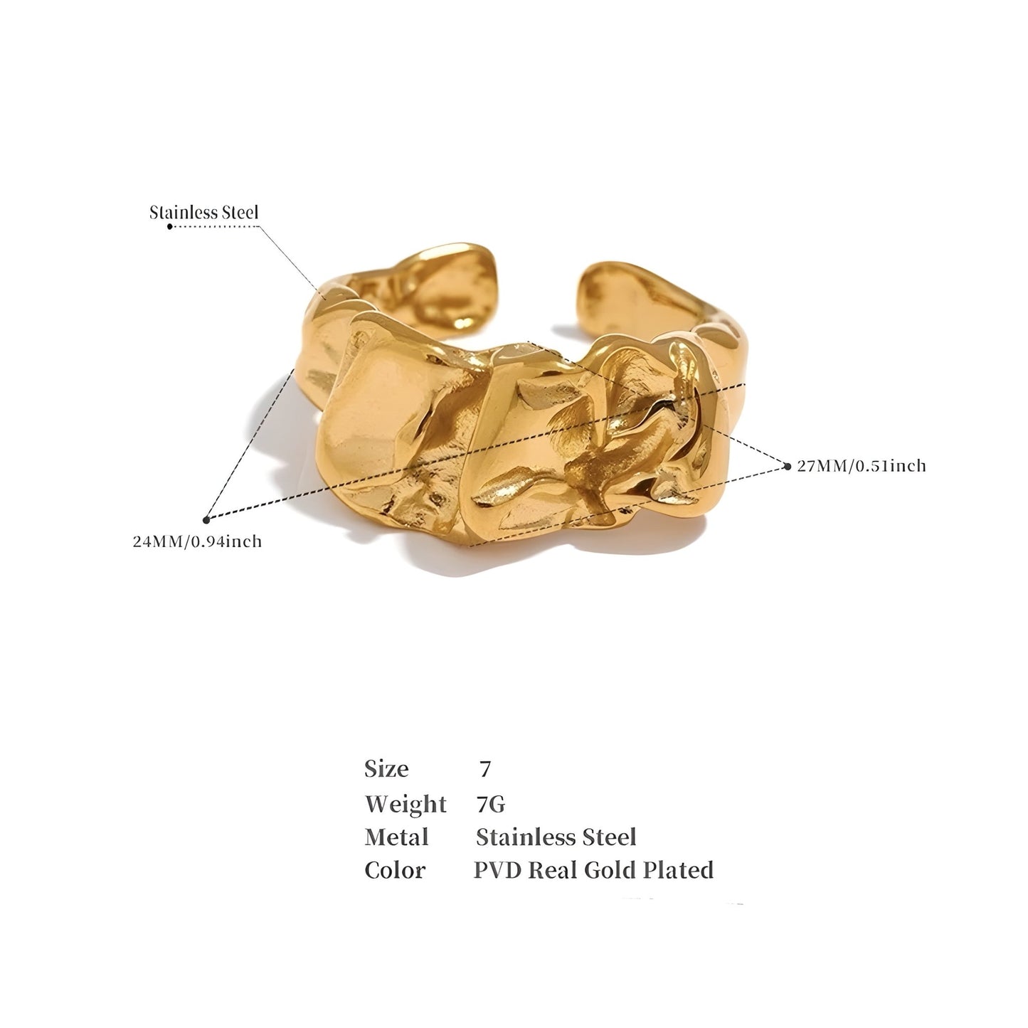 BEHI MISS MILLY RING - Etoilux