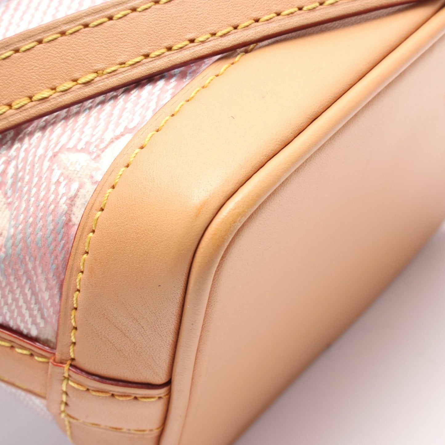 Louis Vuitton Nano Noé Monogram Denim Rose – M82427 – 13 cm - Etoilux