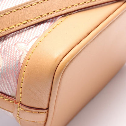 Louis Vuitton Nano Noé Monogram Denim Rose – M82427 – 13 cm - Etoilux