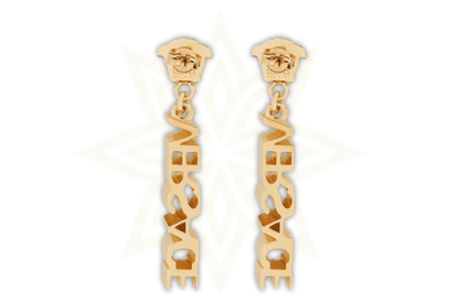 Versace Orecchini con logo e Medusa - Etoilux