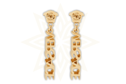 Versace Orecchini con logo e Medusa - Etoilux