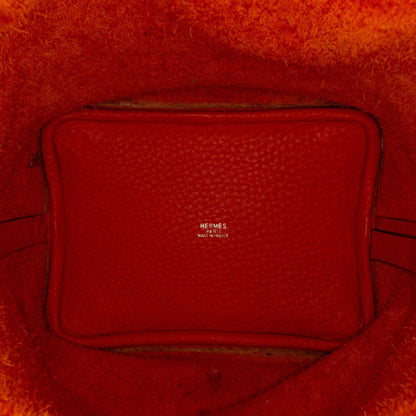 Hermès – Picotin Lock 18 in pelle di vitello arancione – 2004 - Etoilux
