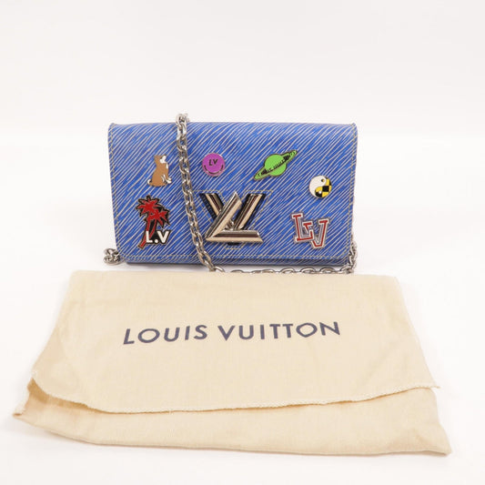 Louis Vuitton Twist Chain Wallet Epi Denim Spille 2017 | Etoilux