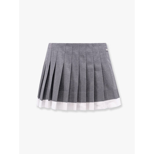 Miu Miu Gonna plissettata in seta riciclata - Etoilux