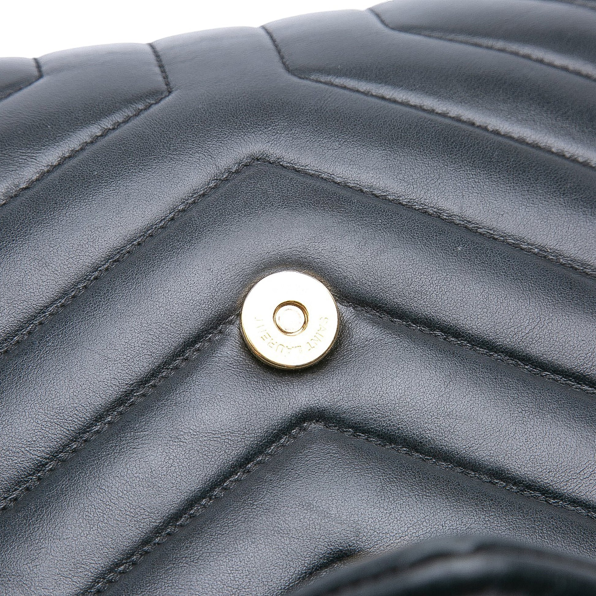 SAINT LAURENT – LouLou Medium in pelle matelassé nera (2020) - Etoilux