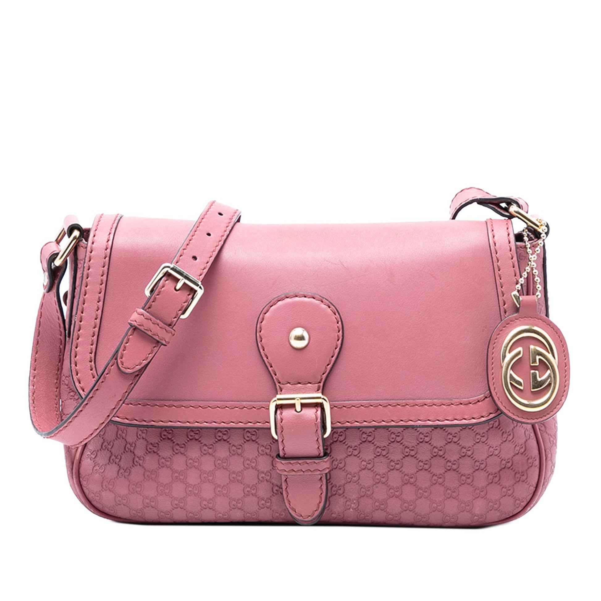  Gucci Crossbody Microguccissima Pelle Rosa | Etoilux Vintage