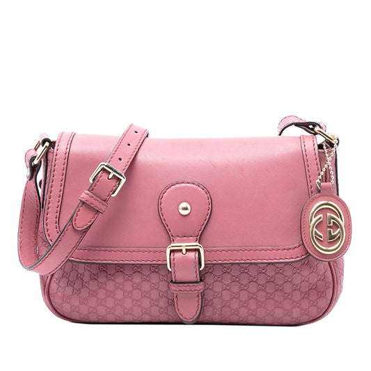  Gucci Crossbody Microguccissima Pelle Rosa | Etoilux Vintage