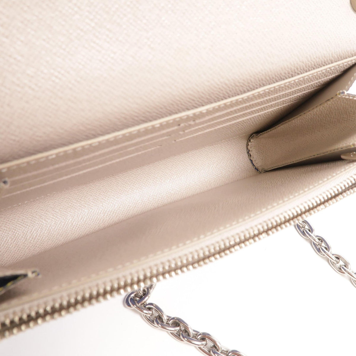 Louis Vuitton Twist Chain Wallet Epi Denim con Spille – Edizione Limitata 2017 – 19 cm - Etoilux