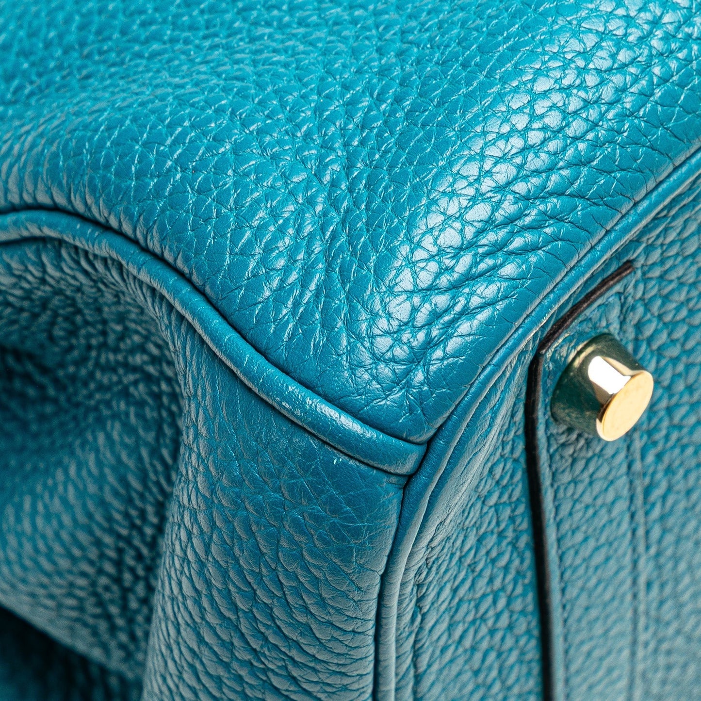 Hermès Birkin 30 Togo Bleu Izmir Hardware Oro — 1999 - Etoilux