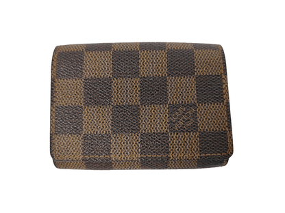Louis Vuitton Porta biglietti da visita Enveloppe – Damier Ébène - Etoilux