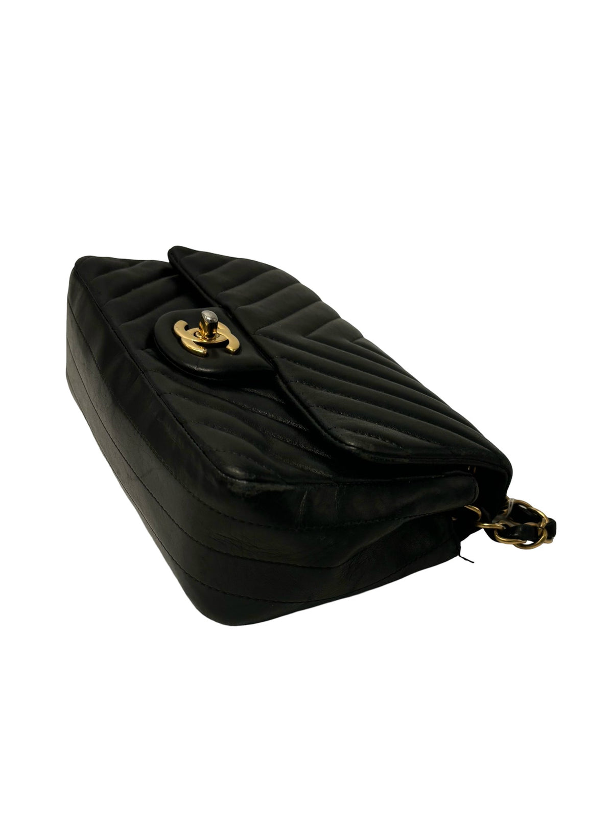 Chanel Mini Flap vintage Chevron - Etoilux