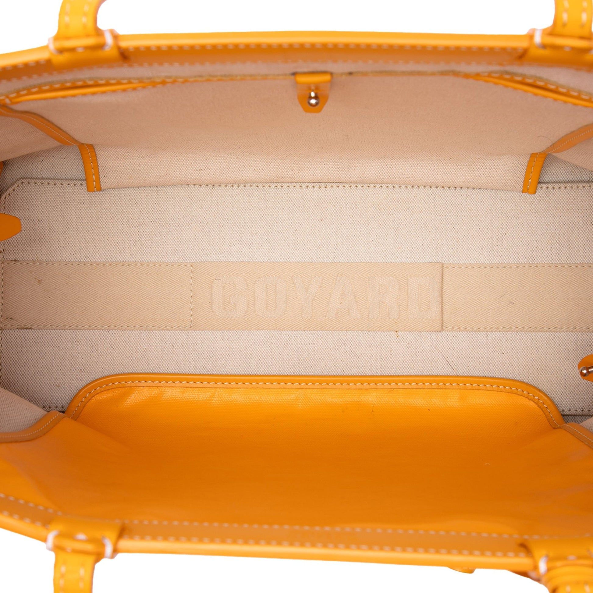 Goyard Bellechasse PM Goyardine Gialla 2019 – 35,5 cm - Etoilux