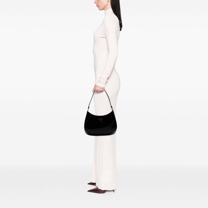 Prada Cleo in Pelle Spazzolata Nera – Linea Iconica - Etoilux