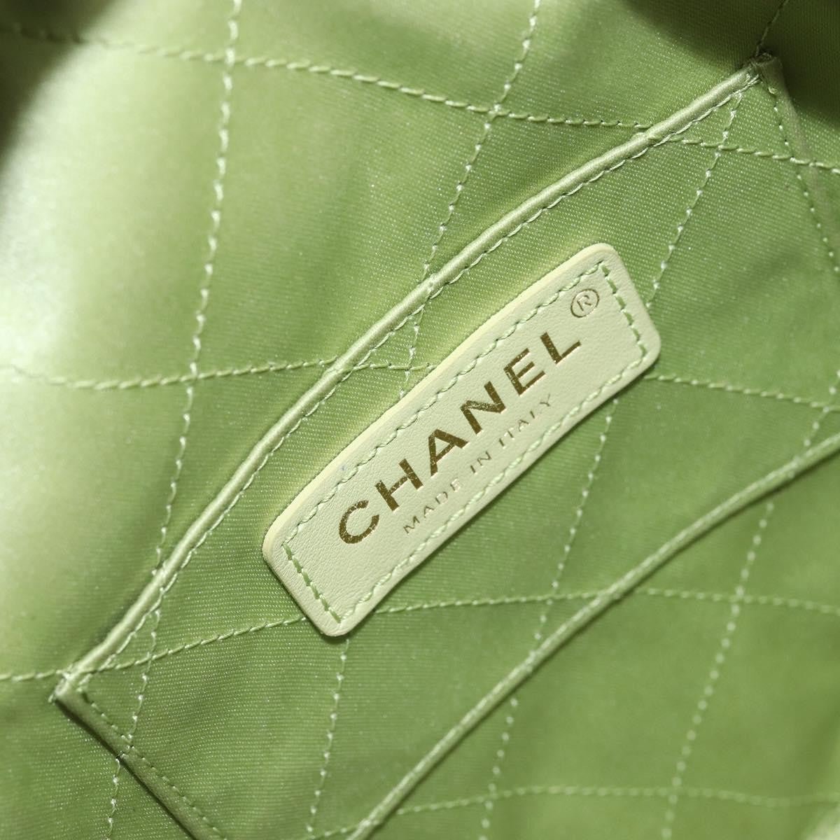 Chanel Diamond Mini Bag Pelle di Agnello Verde Menta – 18 cm - Etoilux