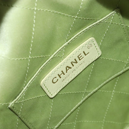 Chanel Diamond Mini Bag Pelle di Agnello Verde Menta – 18 cm - Etoilux