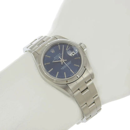 Rolex Oyster Perpetual Date Lady – Acciaio – Quadrante Blu – 26 mm - Etoilux