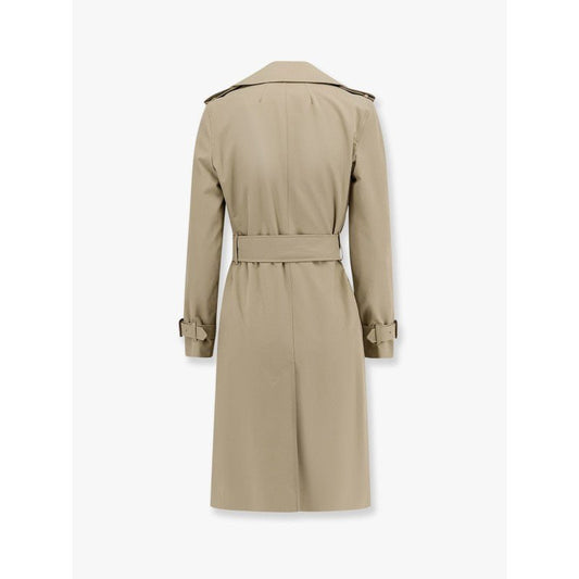 Burberry Trench Coat in Cotone Biologico – Beige - Etoilux