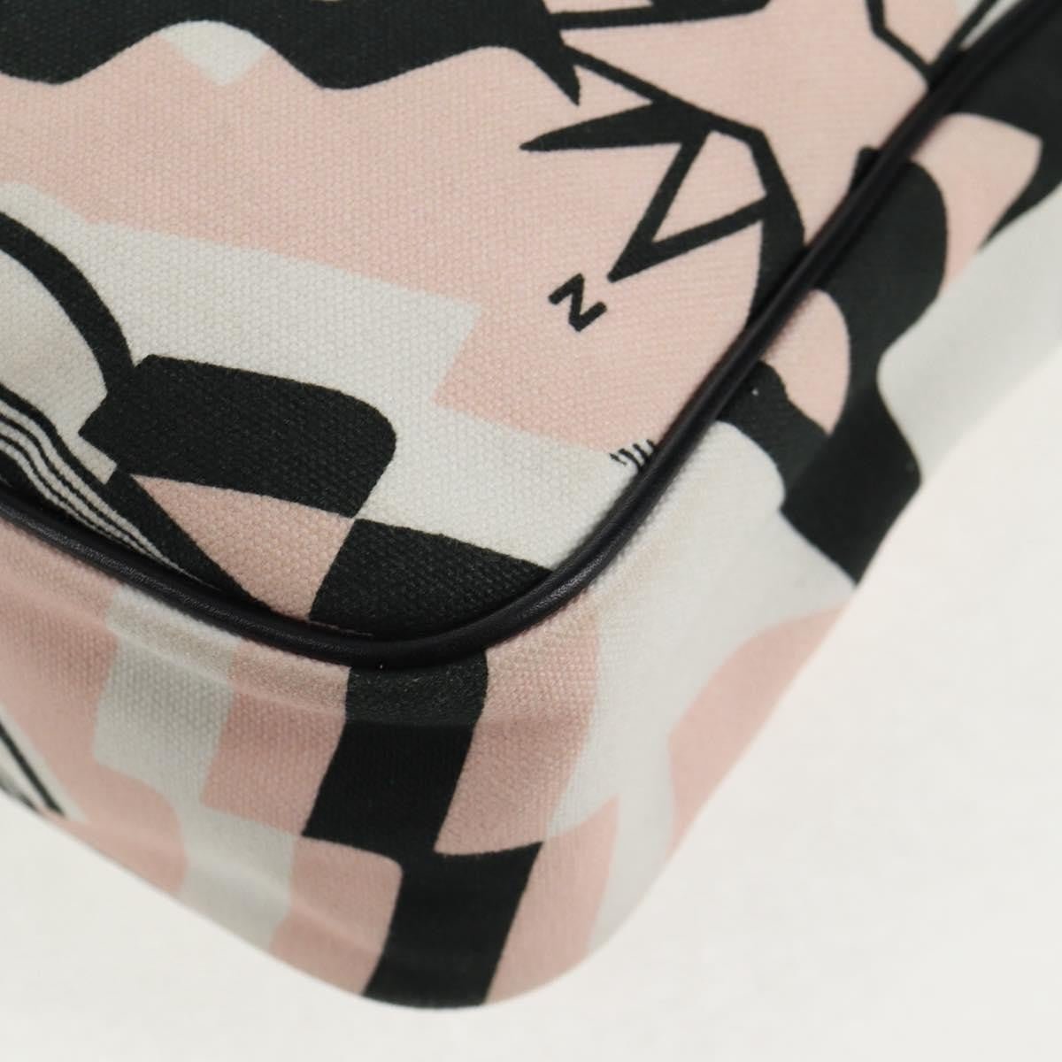 Chanel La Pausa Bay Camera Bag Tela Stampata Rosa/Avorio – 28 cm - Etoilux