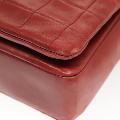 Chanel Chocolate Bar Reissue Flap Pelle di Agnello Rosso – 31 cm - Etoilux