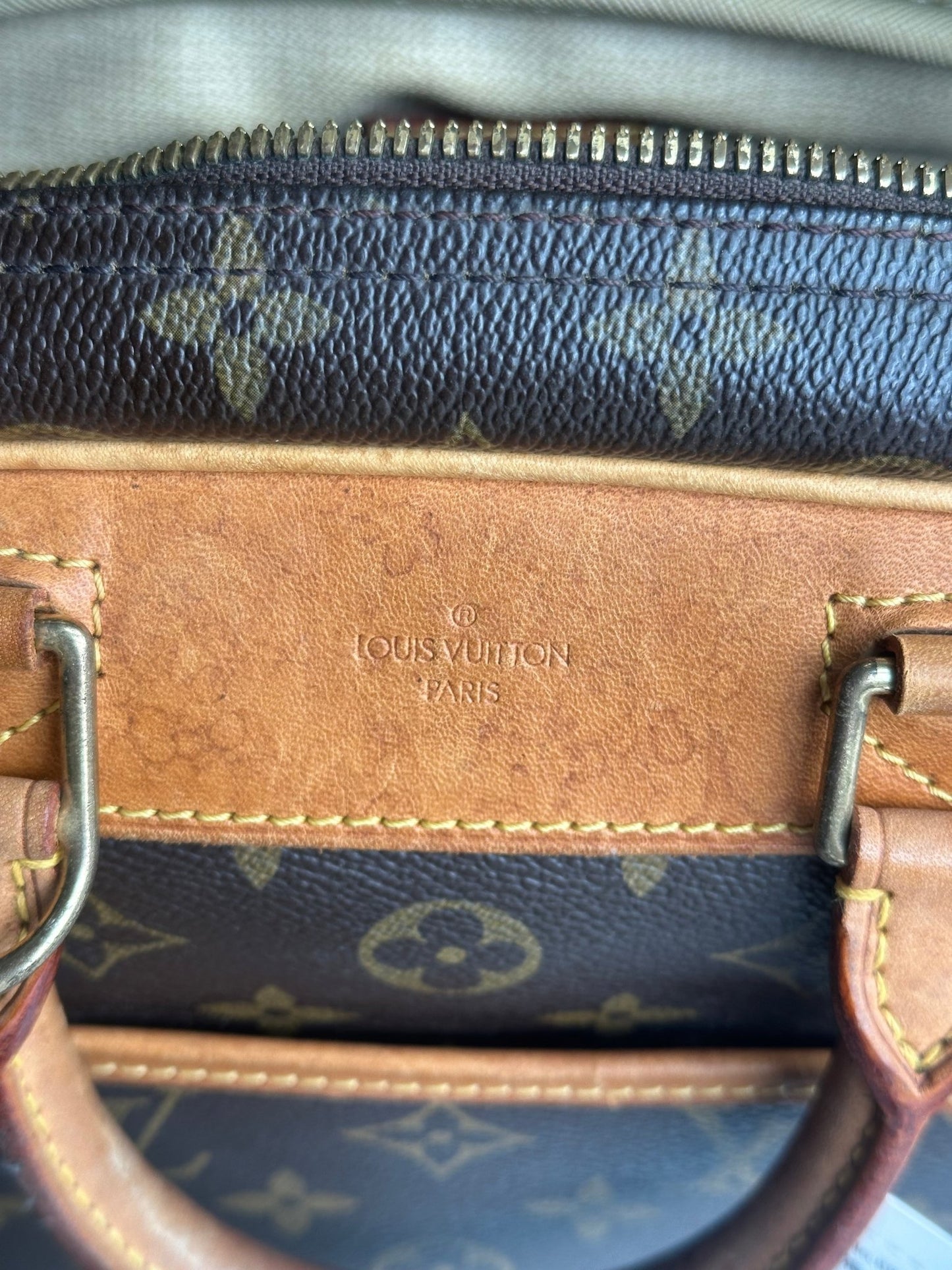 Louis Vuitton Trouville Monogram Canvas Vachetta – 35 cm - Etoilux