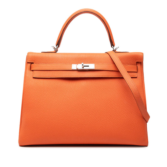 Hermès Kelly 35 Togo Arancione – Etoilux Vintage