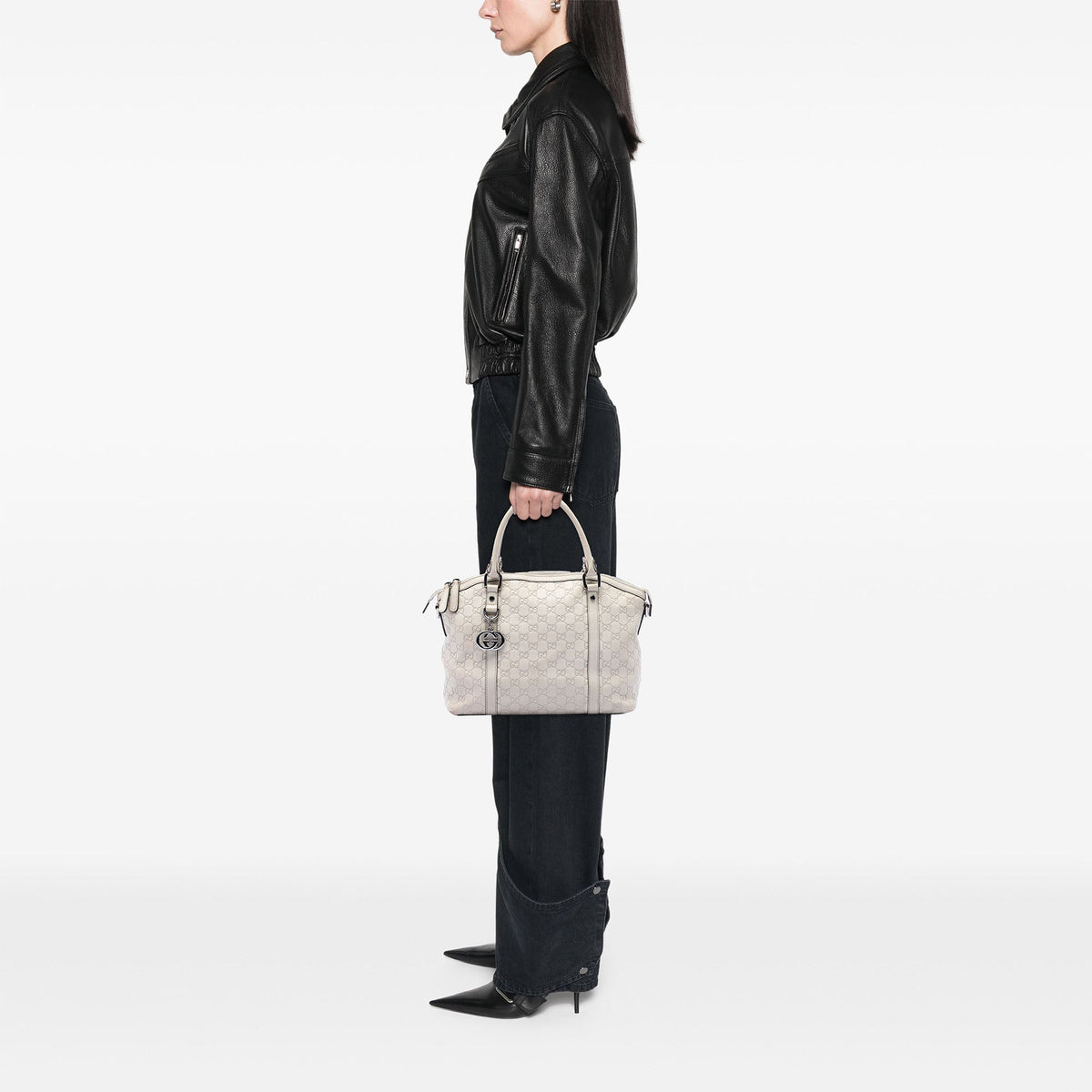Gucci Dome Guccissima Pelle Avorio – 32 cm - Etoilux