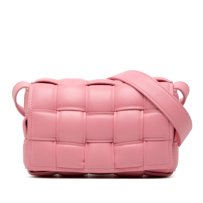 Bottega Veneta Padded Cassette Small Pelle Nappa Rosa – 18 cm - Etoilux