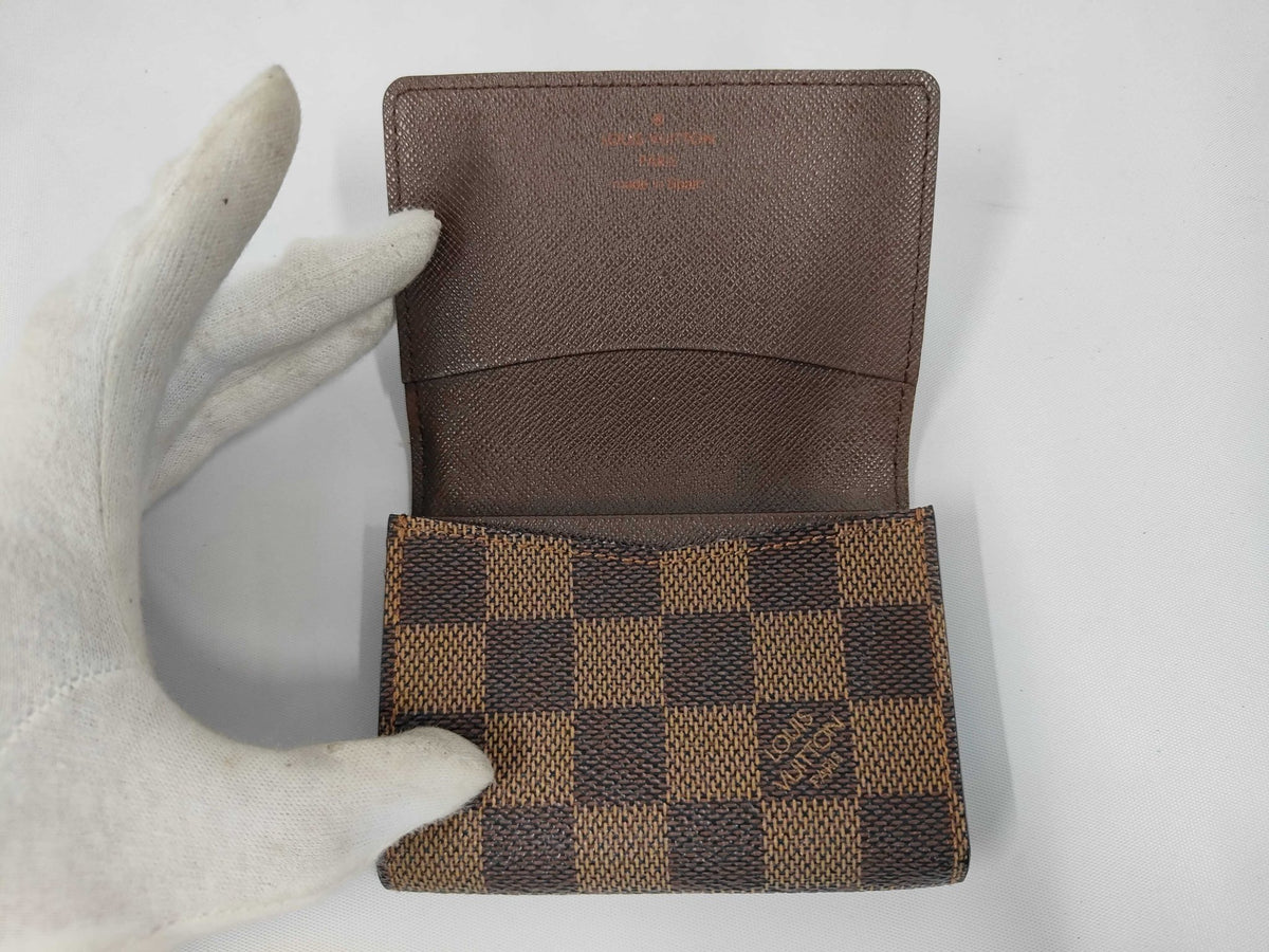 Louis Vuitton Porta biglietti da visita Enveloppe – Damier Ébène - Etoilux