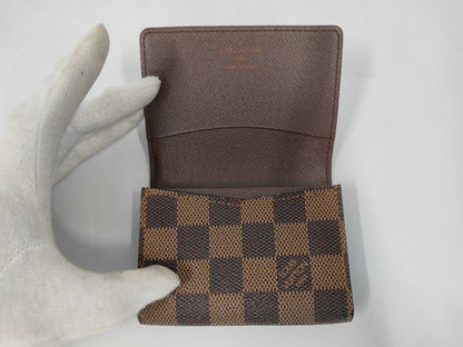 Louis Vuitton Porta biglietti da visita Enveloppe – Damier Ébène - Etoilux