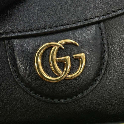 Gucci Diana Medium Tote Bag in pelle nera con manico in bamboo - Etoilux