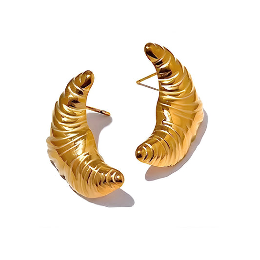 BEHI CROISSANT EARRINGS - Etoilux