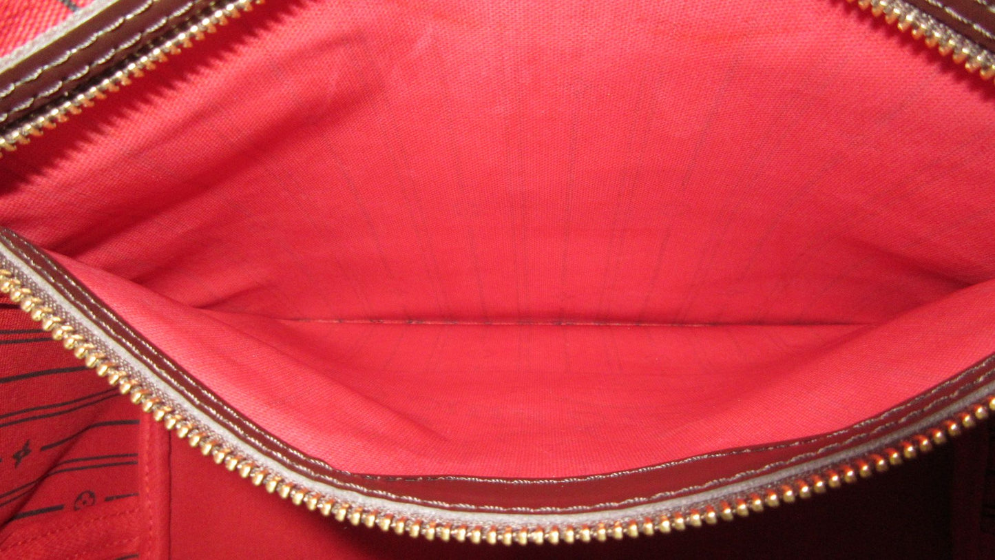 Louis Vuitton – Neverfull MM in tela Damier Ébène – Made in France - Etoilux