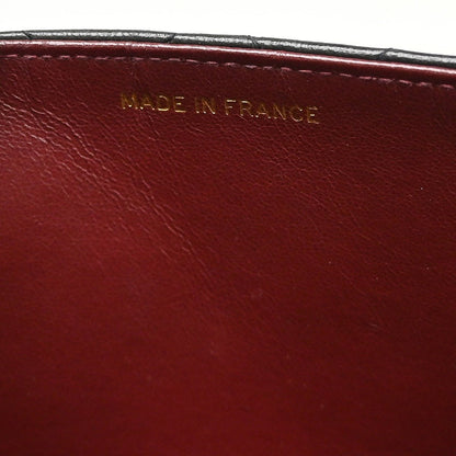 Chanel Vintage Square CC Flap Pelle Agnello Nera Anni '90 – 22 cm - Etoilux