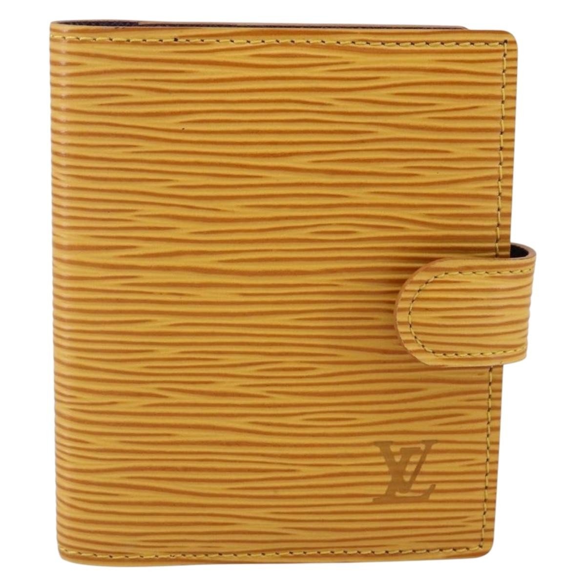 Louis Vuitton Agenda Cover PM Epi Leather Jaune – TH0948 - Etoilux