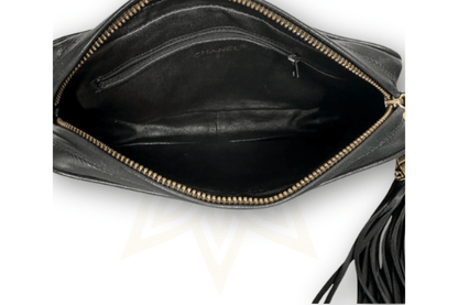 Chanel Camera Bag in pelle nera trapuntata – Vintage anni ‘80/’90 - Etoilux