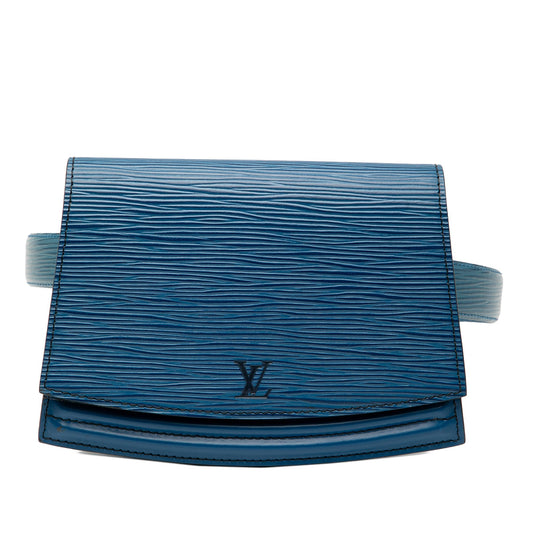 Louis Vuitton Tilsitt – Borsa da cintura in Pelle Epi Blu (1991) - Etoilux