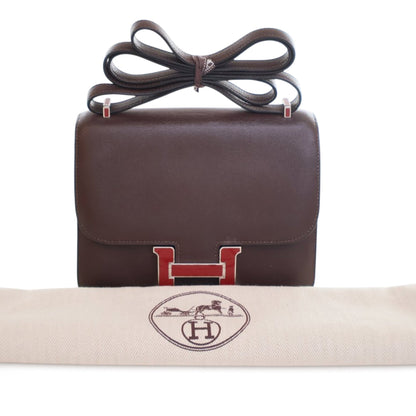 HERMÈS Constance 18 Mini Swift Rouge Sellier - Etoilux