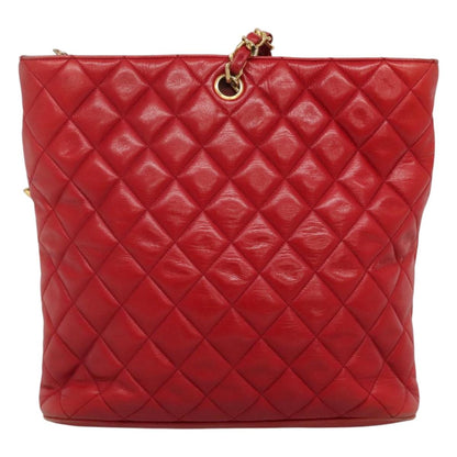 Chanel Vintage Tote Matelassé Agnello Rosso CC Charm Gold – Inizio Anni '80 yd36p7fozl - Etoilux