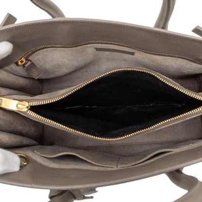 Saint Laurent – Sac De Jour Piccola in pelle di vitello marrone - Etoilux