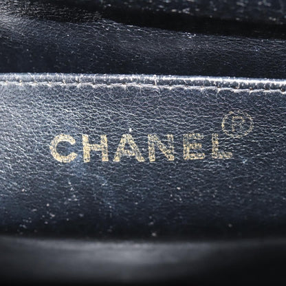 Chanel Single Flap Vintage Pelle Caviar Nera Hardware Oro – 27 cm - Etoilux